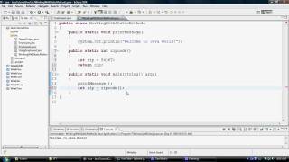 Java Tutorial: Working With Static Methods 1