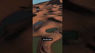 New drone footage reveals rare flooding in Sahara