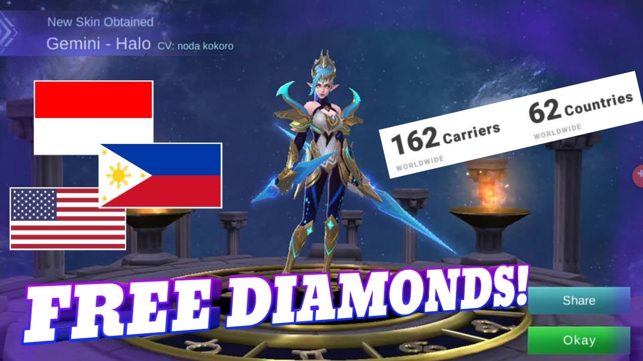 Mobile Legends How To Get Free Diamonds Easy | Available For Almost ...