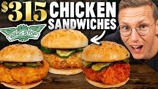 $315 GHOST PEPPER Chicken Sandwich Taste Test | FANCY FAST FOOD