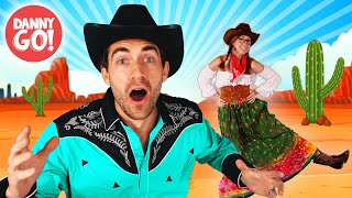 The Cowboy Dance! 🤠 /// Danny Go! Kids Brain Break Movement Songs