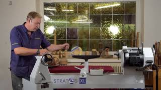 Simon Hope talking about the heavy duty Stratos XL woodturning lathes