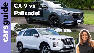 Mazda CX-9 vs Hyundai Palisade 2022 review: We compare two of Australia’s best large family SUVs