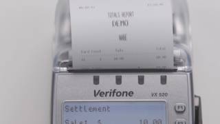 Settlement - vx520 Terminal Training