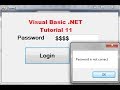 Visual Basic .NET Tutorial 11 - How To Make A Simple Login Form In Visual Basic