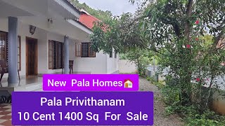 Pala  Privithanam10 Cent 1400Sq..... New Pala Homes🏠 9745949447