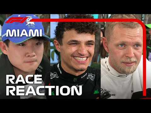 Driver reaction after the 2024 Miami Grand Prix race