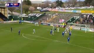 ONE MINUTE HIGHLIGHTS: YEOVIL TOWN V CHESTERFIELD