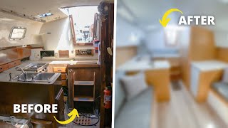 1 YEAR REBUILDING AN OLD BOAT INTO A MODERN YACHT TIMELAPSE [START TO FINISH]