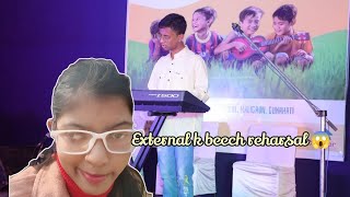 Externals k beech reharsal 😱|Omg itna accha keyboard 💃| Function ki taiyari shuru 🥺🥳