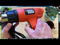 【ドライヤーより強力よ】black u0026 decker ヒートガンを開封 unboxing black u0026 decker heat gun hg1300