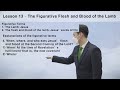 lesson 13 the figurative blood and flesh of the lamb