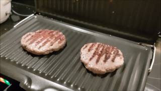 (2nd Test) Testing Tefal Ultra Compact Grill with Fresh Burgers