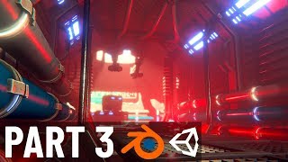 Texturing a Sci-Fi Corridor (Blender and Unity) - Part 3