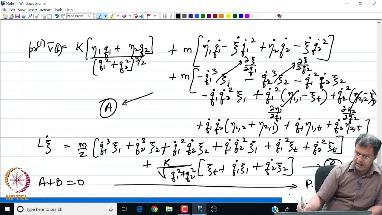 Mod08lec47 Noether S Theorem Introduction To Second Variation Part