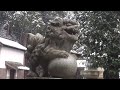 30秒の心象風景2908･昭和11年の狛犬～姫宮神社～