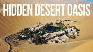 Drone HUACACHINA, PERU- HIDDEN DESERT OASIS- Earth From Above 4K