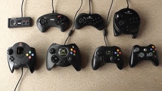 Video Game Controller Evolution - From Master System To Xbox 360 - Retro To Modern