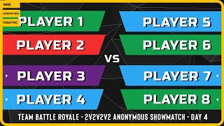 WC3 - Anonymous 2v2v2v2 Showmatch - Day 4 - Team Battle Royale