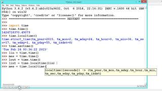 035 Learn python and ruby programming:- Time module example