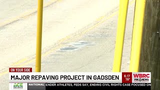 Major repaving project in Gadsden