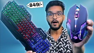 I Bought ₹849 COMBO Gaming Keyboard \u0026 Mouse With RGB Light | Zebronics Optimus