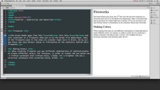 HTML - Superscript and Subscript