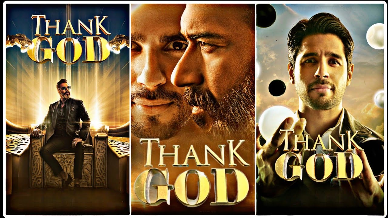 THANK GOD TRAILER FULL SCREEN STATUS | AJAY DEVGN, SIDHARTH MALHOTRA ...