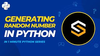 Python Tutorial for Beginners | Random Number Generator | #6