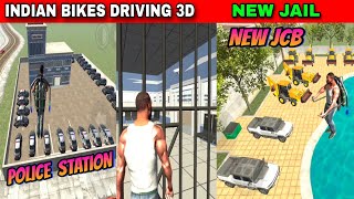 NEW JAIL + NEW JCB POLICE STATION | Funny Gameplay Indian Bikes Driving 3d 🤣🤣