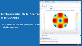 EM Mode Analysis For The Circular Waveguide | COMSOL Multiphysics tutorial 4