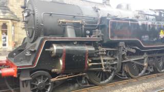 NYMR Steam Locomotive 80136 at Grosmont