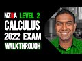 NCEA Level 2 Calculus 2022 NZQA Exam   Worked Answers