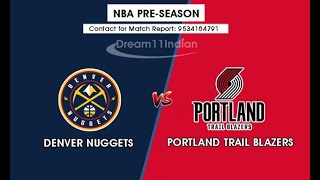 Denver Nuggets vs Portland Trail Blazers  Full Game Extended  Highlights 2019 NBA Preseason