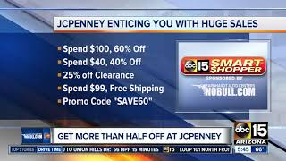 Get more than half off at JCPenney