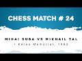 Mihai Suba vs Mikhail Tal • Keres Memorial, 1983