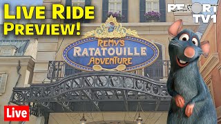 🔴Live: Remy's Ratatouille Adventure - Our First Ride Preview - Walt Disney World Live Stream