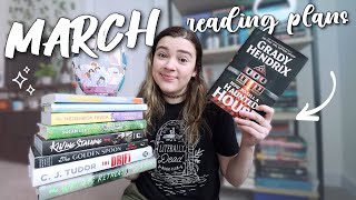 March TBR ✨ (and announcing the April Book Troop pick, and a Patreon exclusive readathon!)