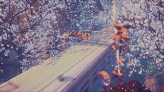 桜の下の列車(UE4 アニメ)--4K Another style