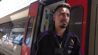 Boarding Transport for Wales Class 158823-158827 at Birmingham International