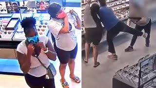 Women grab expensive glasses, kick clerk in robbery at Sugar Land store, police say