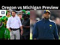 Oregon vs Michigan Game Preview | College Football Picks and Predictions