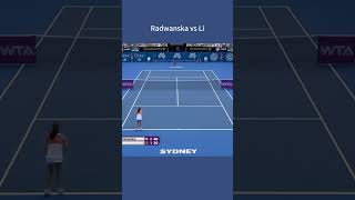 2013 Sydney Open SF Li vs Radwanska HL2  #wta #sports #highlights