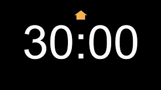 30 Minutes Count up Timer 00:00 to 29:59 (1800 Seconds) #4k