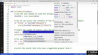 28 Working with JSON data