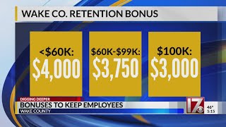 Wake County Bonuses To Keep Employees