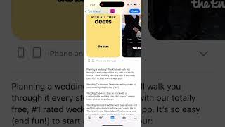 The Knot Wedding Planner app - tutorial