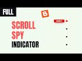 [FULL] How To Design A Responsive Scroll Spy Indicator Using HTML, CSS & JavaScript
