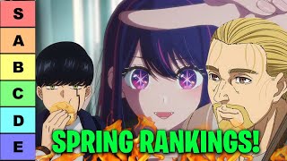 The 2023 Spring Anime Season Rankings!!! (Half way)
