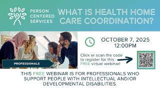 FOR PROFESSIONALS: What is Health Home Care Coordination?